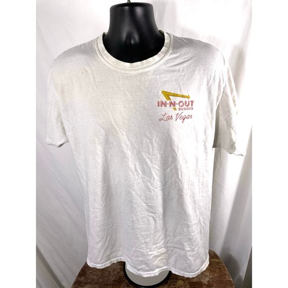 In-N-Out Burger Las Vegas T-Shirt Hanes Beefy-T Large - Picture 1 of 7